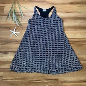 Nymphe Racerback Patterned Shift Dress, Medium